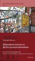 Bürgerinitiativen in Beteiligungsverfahren