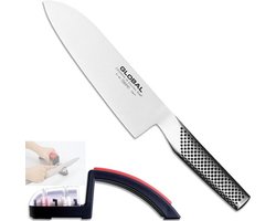 Global G-46220BR santokumes 18cm en Slijper Set 2-delig