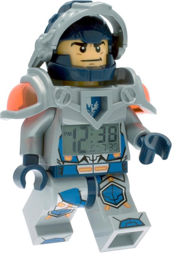 Melodieus Email schrijven Verkeerd LEGO wekker Nexo Knights Clay ridder - blauw | bol.com