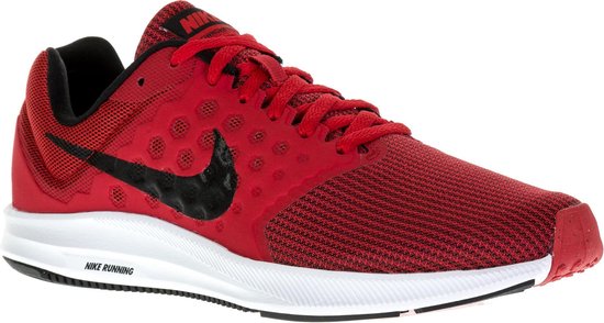 Nike Downshifter 7 Hardloopschoenen - Maat 44 - Mannen - rood/zwart |  bol.com