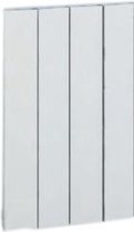 Design radiator horizontaal aluminium mat wit 60x37,5cm504 watt- Eastbrook Fairford
