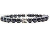 Beaddhism - Armband - Black - Buddha - 8 mm - 18 cm