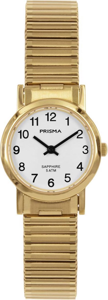 Prisma horloge 1817 dames rekband edelstaal saffierglas