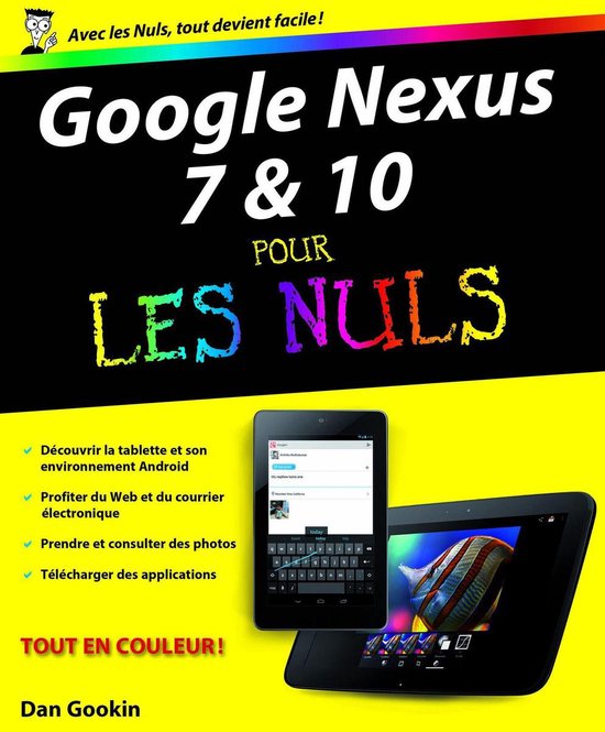 Informatique pour les nuls - Tablette Google Nexus 7 & 10 po ... - cover