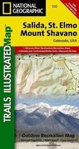 National Geographic Trails Illustrated Map Salida / St Elmo / Shavano Peak