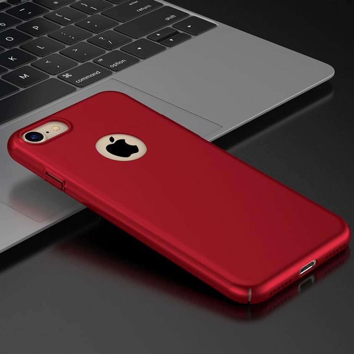 Rode Hardcase Hoesje voor iPhone 7 Plus
