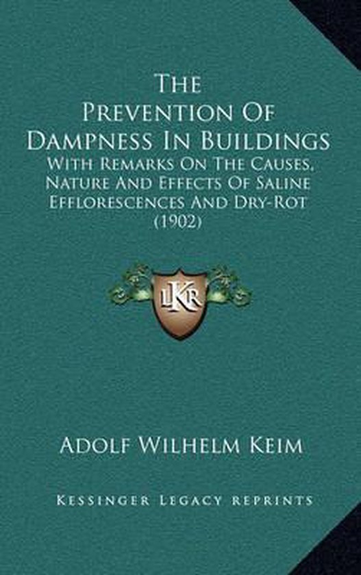 The Prevention of Dampness in Buildings - cover