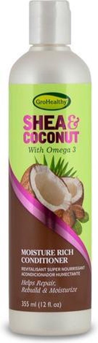 Sofn'free GroHealthy Shea & Coconut Moisture Rich Conditioner 355ml