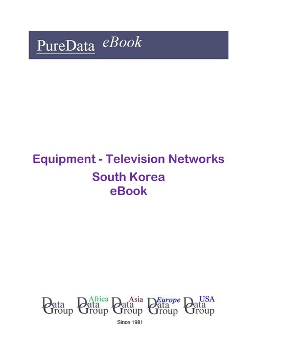 PureData eBook - Equipment - Television Networks in South Ko ... - cover