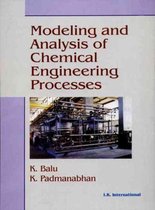 Omslag Modeling and Analysis of Chemical Engineering Processes