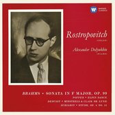 Mstislav Rostropovich & Alexander Dedyukhin: Brahms: Sonata In F Major, Op. 99 [CD]