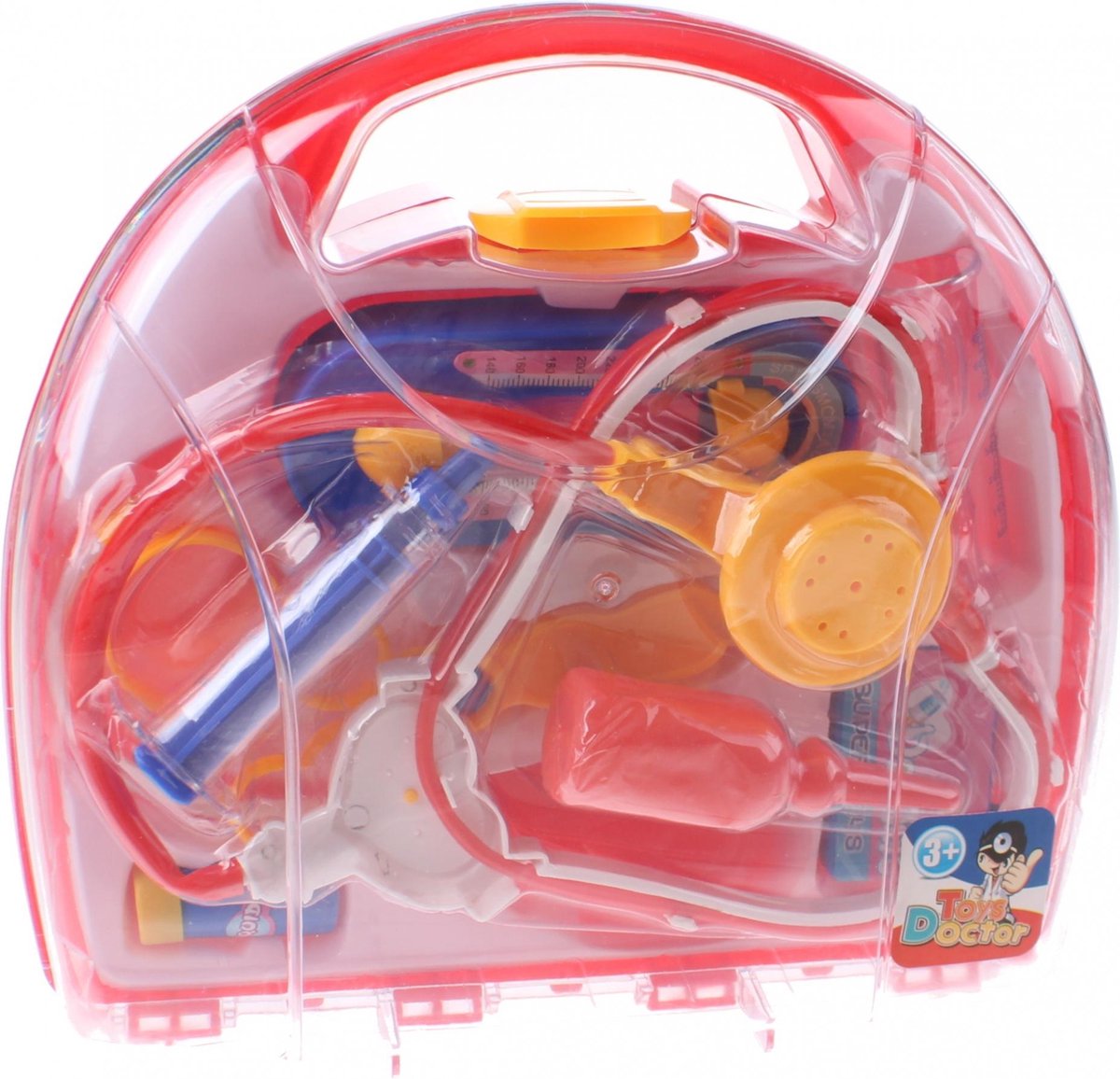Jonotoys Dokterskoffer Toys Doctor 22 Cm Rood 9-delig | bol.com