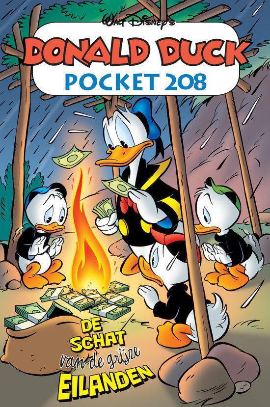 Cover van het boek 'Donald Duck Pocket 208 / De schat van de grijze eilanden'