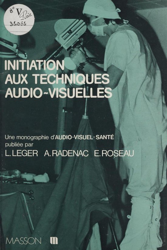 Initiation aux techniques audio-visuelles - cover