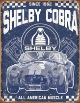 Ford Shelby Cobra metalen reclamebord wandbord