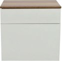 vidaXL - Nachtkastje - Bruin - MDF - Set van 2 vidaXL - Nachtkastje - Bruin - MDF - Set van 2