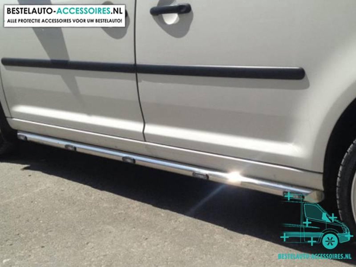 Bragan Stainless Side Bars W/ Amber LEDs – Volkswagen Caddy 2010-2015
