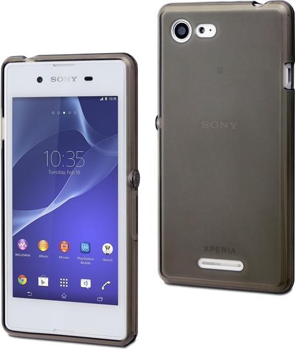 muvit Sony MFX Xperia E3 Minigel Case Dark Smoke