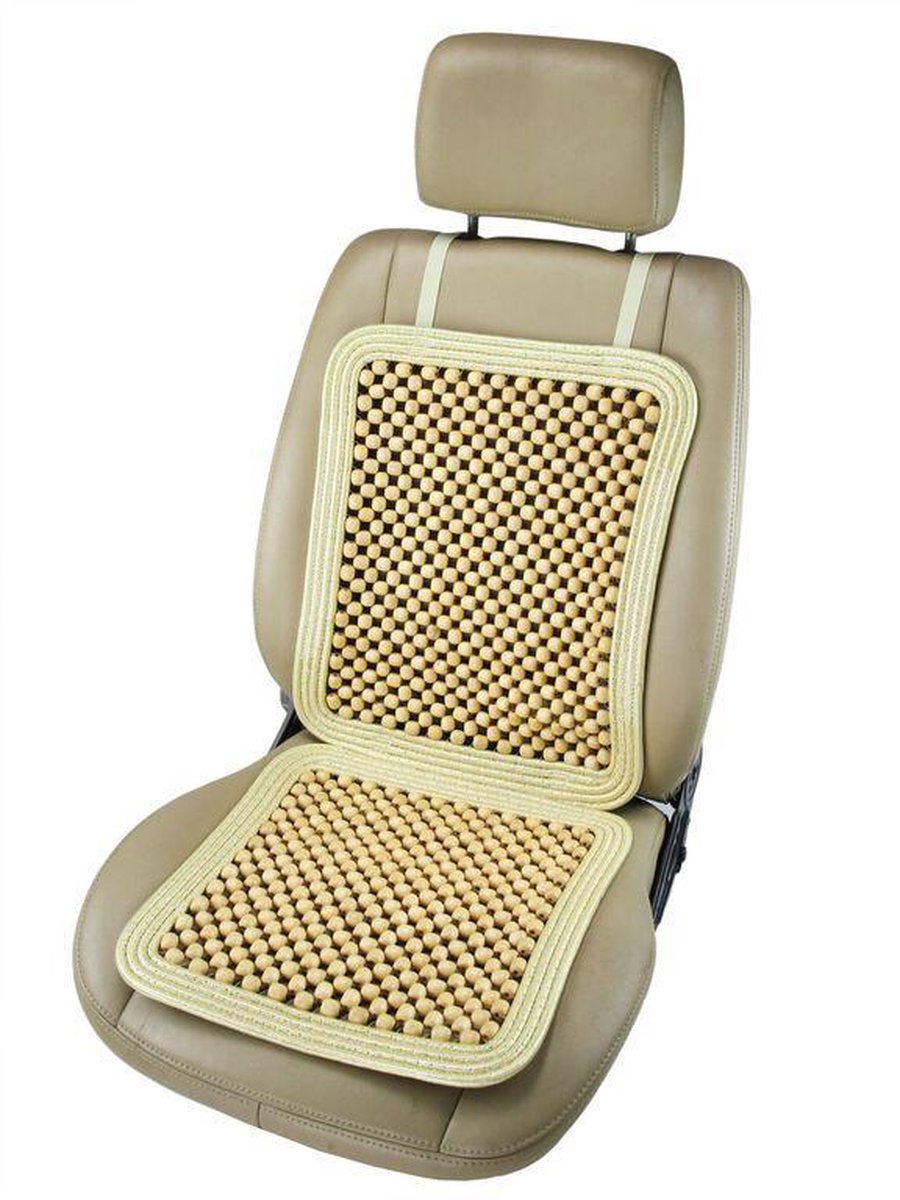 OBBOmed - kralen (auto)stoelzitting - met hoogwaardige houten kogels - voor  betere | bol.com