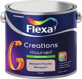 Flexa Creations Muurverf Extra Mat - Blossum Powder - Mengkleuren Collectie - 2,5 Liter