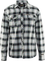 Blåkläder 3299-1136 Overhemd flanel Heren Check Black/Off White maat XXXL