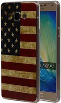 Britse Vlag TPU Hoesje voor Galaxy A7 UK