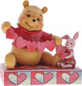 Disney beeldje - Tradition 'Valentijn' collectie - Handmade Valentines - Winnie the Pooh & Piglet