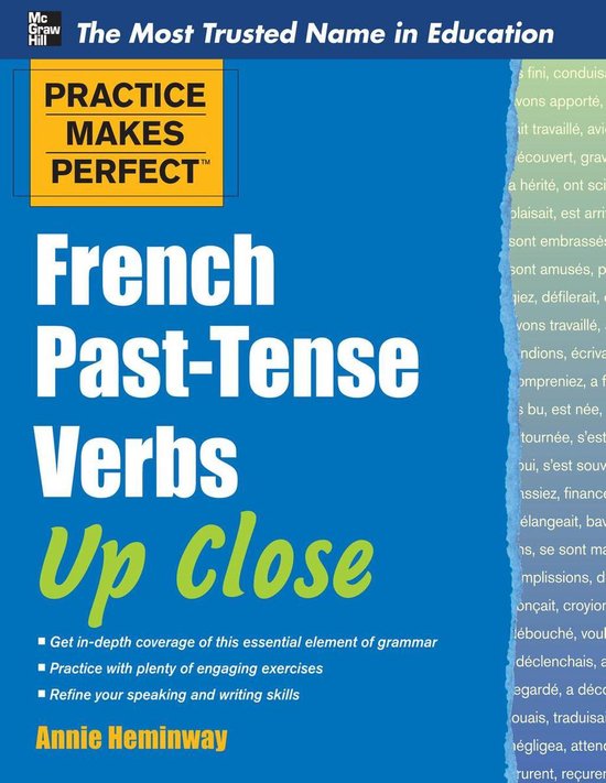 Practice Makes Perfect French Past-Tense Verbs Up Close - cover
