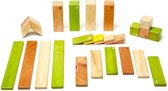 24 Piece Tegu Magnetic Wooden Block Set Jungle