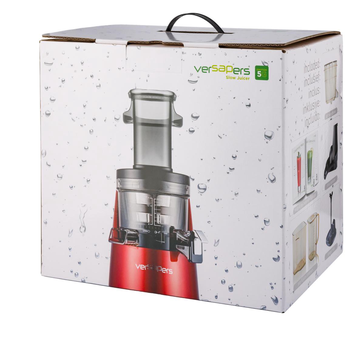 Versapers 5G - Verticale slowjuicer, 100% lekvrij thumbnail 6