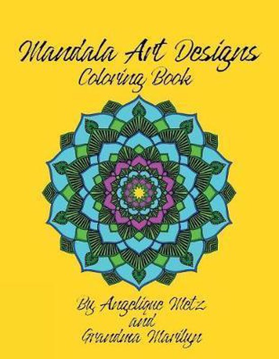 Mandala Art Designs Coloring Book - cover