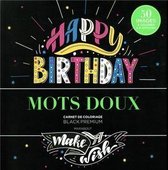 Black Premium Mots Doux - Coloring book - Kleurboek voor volwassenen