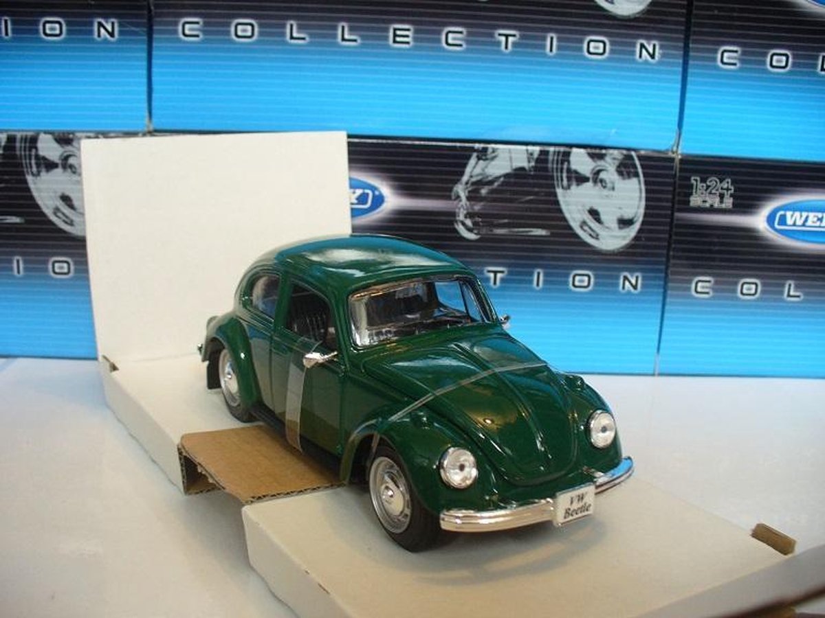 Maisto Modelauto Volkswagen Kever - groen - schaal 1:24 - speelgoed auto - schaalmodel — afbeelding 5