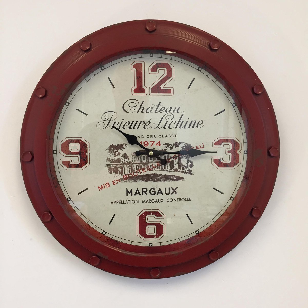 WANDKLOK CHATEAU MARGAUX RETRO