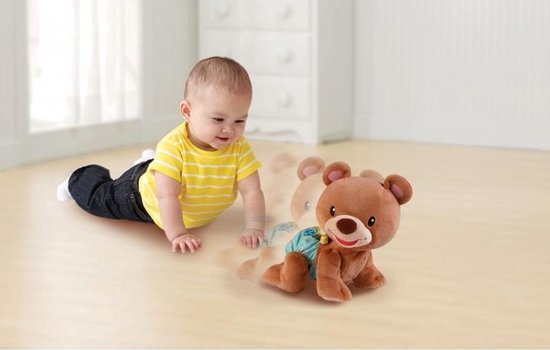 VTech Baby Kruip & Leer Babybeer - Interactief Speelgoed - Knuffel - Voor Jongens en Meisjes - Cadeau - Van 9 tot 36 maanden - VTech