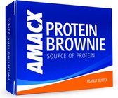 Amacx Protein Brownie - 12 x 50 gram - Peanut Butter