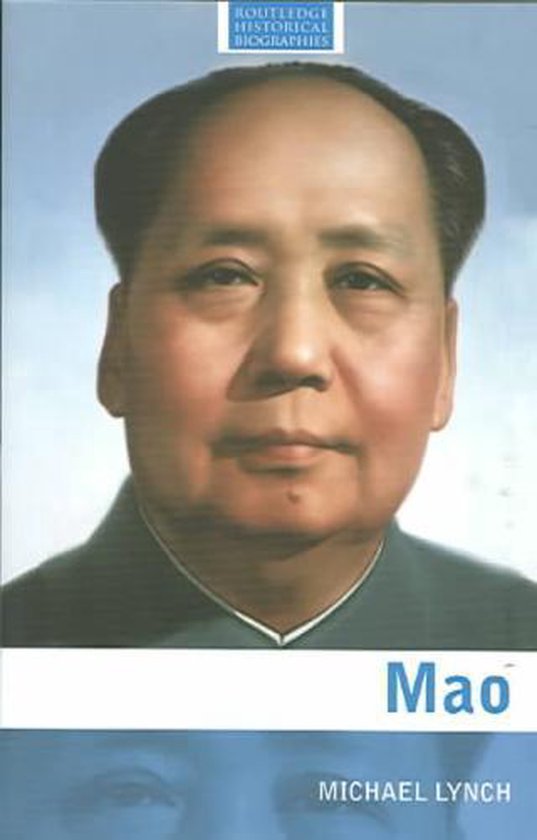 Livre 'Mao' avec un portrait de Mao Zedong sur la couverture. Titre supérieur : Routledge Historical Biographies.