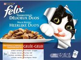 Purina Malse reepjes Heerlijke duo's in gelei - Vlees 12 x 100 g