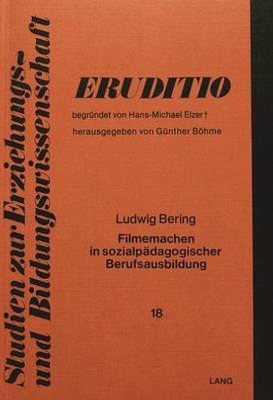 Filmemachen in Sozialpaedagogischer Berufsausbildung - cover