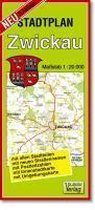Stadtplan Zwickau und Werdau 1 : 20 000