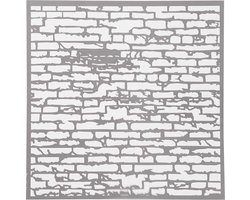 Sjabloon, afm 30,5x30,5 cm, dikte 0,31 mm, 1 vel