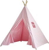 Kindertipi wigwam roze 100% katoen - Speeltent