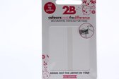 2B Colours Make The Difference decorating stencils nails  Ref 18300