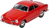 Goki Metalen volkswagen karmann-ghia coupe 1957 rood