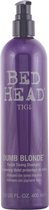 PROMO 2 stuks Tigi BED HEAD DUMB BLONDE purple toning shampoo 400 ml