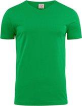 Printer T-shirt Heavy V-hals man 2264024 frisgroen - maat L