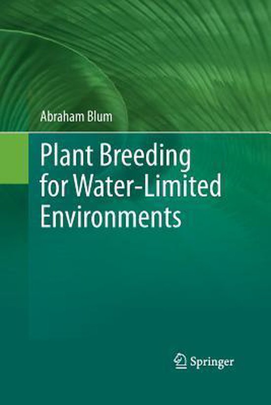 Plant Breeding for Water-limited Environments - cover