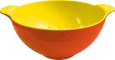 Zak!Designs Kitchen & Garden Sinaasappel Twotone Vergiet - Melamine - Ø 15 cm - Oranje/geel