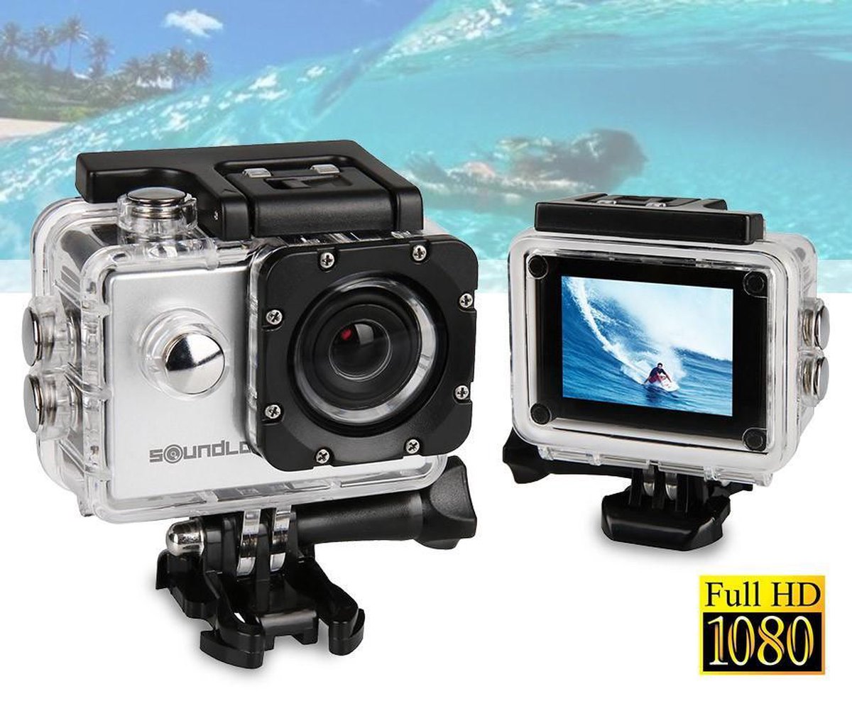 Soundlogic Action Pro 1080P Ultra HD Sports Camera - waterproof | bol.com