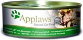 Applaws cat blik adult tuna / seaweed kattenvoer 156 gr